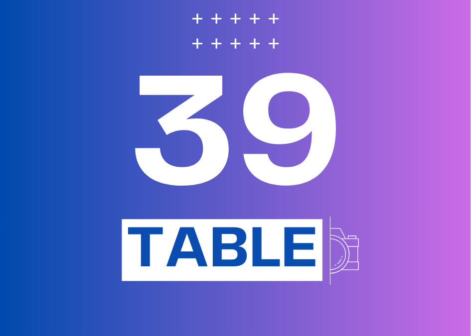 Day 39 #Table